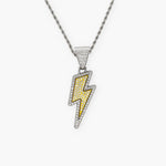 LIGHTNING ROPE CHAIN - SILVER